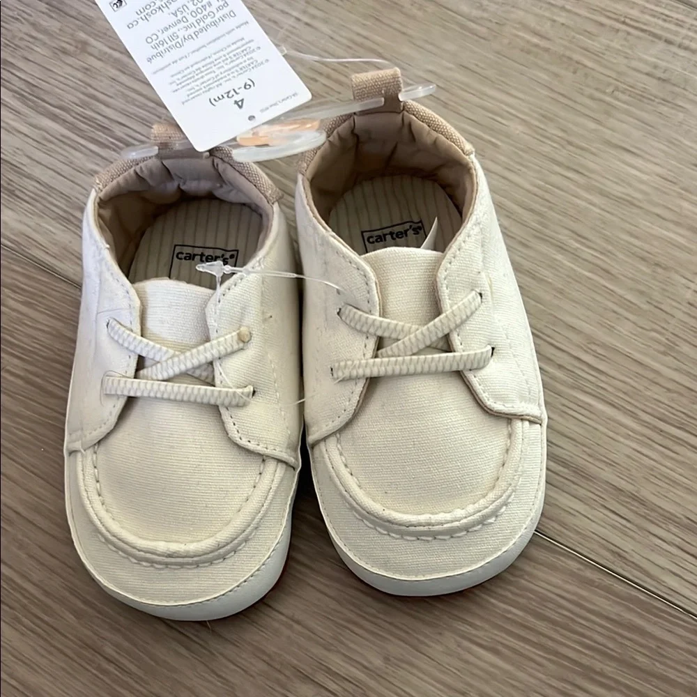 Carter's White Baby Walker Shoes